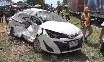 Thailand car-train crash