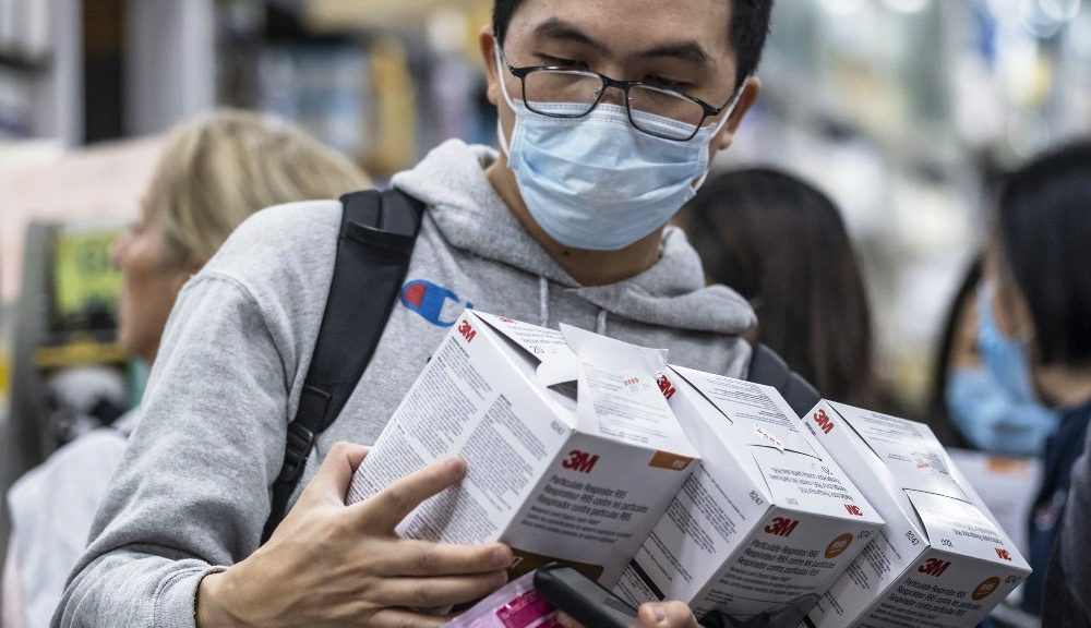 Face masks sold out in china