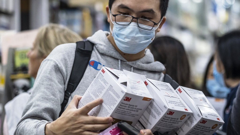 Face masks sold out in china