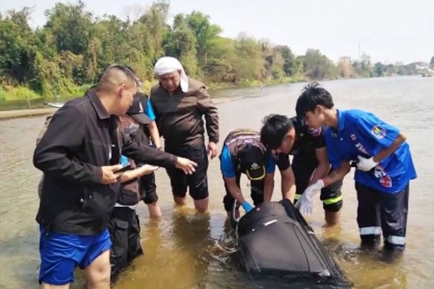 chinses man dead in suitcase thailand