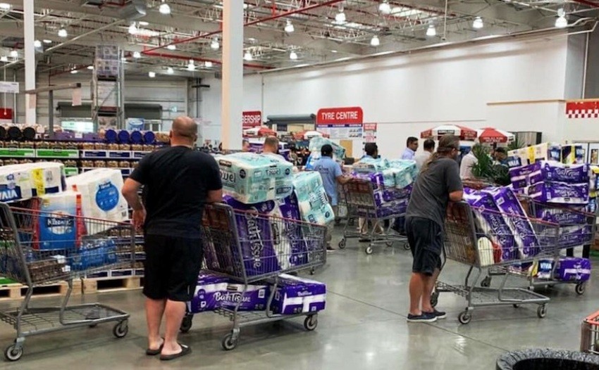 toilet paper hoarding australia