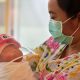 Thai Nurses make face masks for newborns