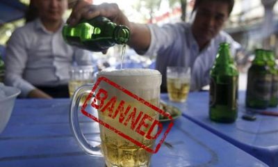 Alcohol sales banned in entire country