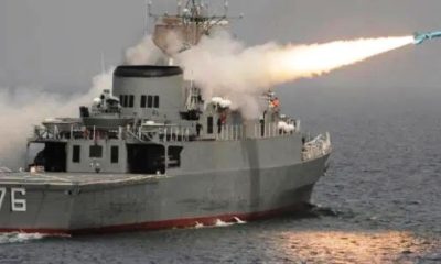 Iranian Navy Sinks One of its Own Ships with Anti-Ship Missile