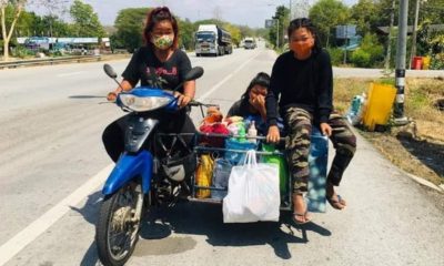 Destitute Mom Travels to Chiang Rai on Motorbike