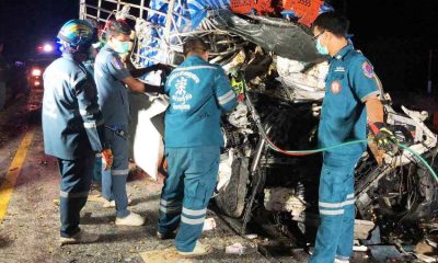 Pickup Trucks, Northern Thailand, Collision