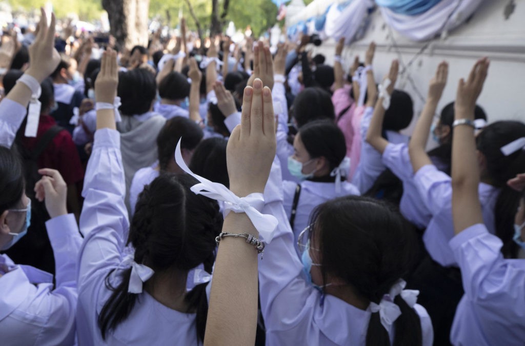 student protesters thailand