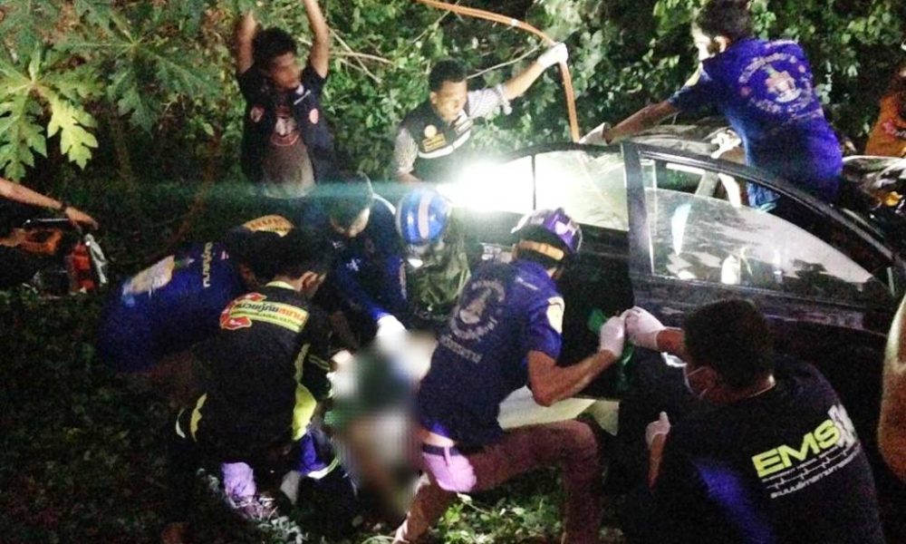 Killed, Southern Thailand, Police, Vehicle Collision