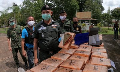 Border Police,Marijuana, Mekong River, Thailand