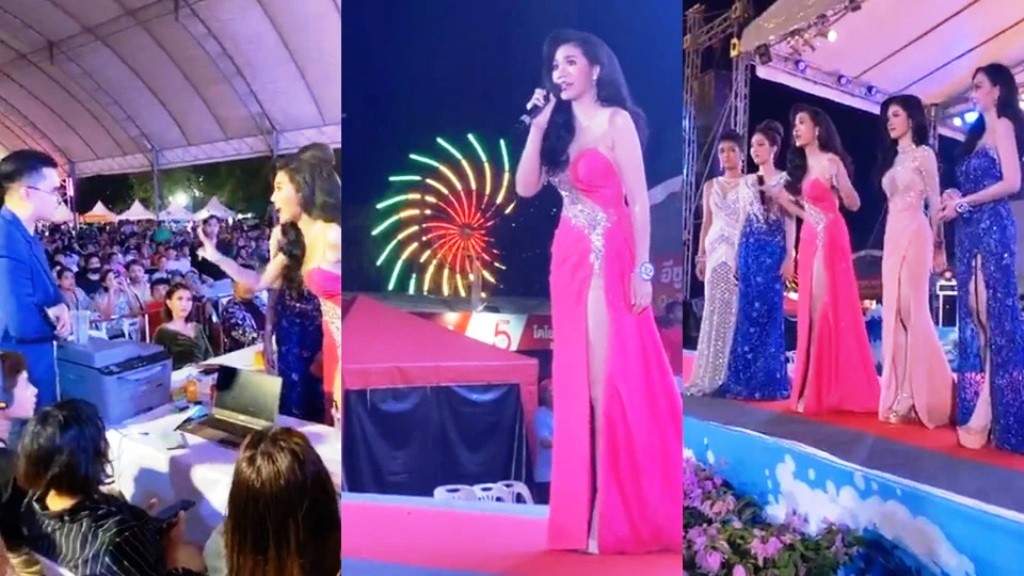 Beauty Pageant ,Miss Samila 2020, ends in chaos, Thailand