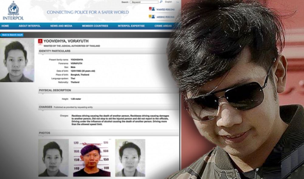 Interpol Red Notice Issued for Red Bull Heir Vorayuth "Boss" Yoovidhya