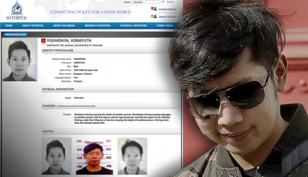 Interpol Red Notice Issued for Red Bull Heir Vorayuth "Boss" Yoovidhya