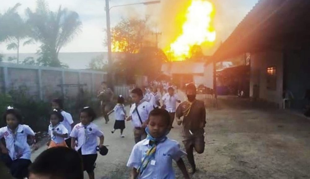 School Child Evacuated after Gas Pipeline Explosion Kills 2, Injures 28