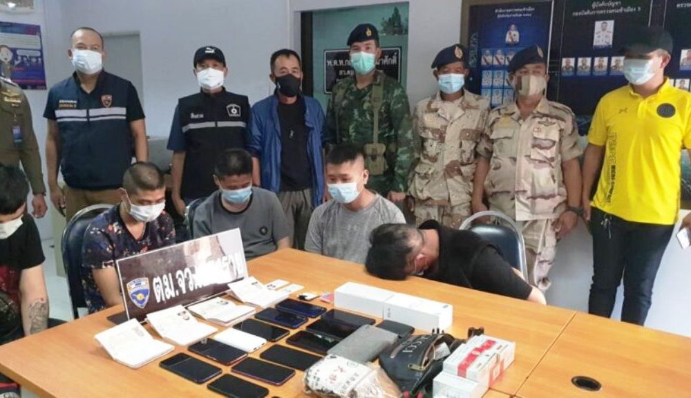 Six Chinese Nationals Arrested in Chiang Rai's Mae Sai District