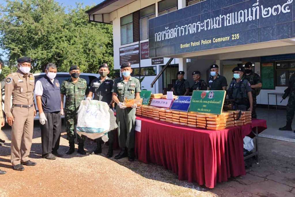 Border Police Seize 480 kilograms of High Grade in Northeastern Thailand