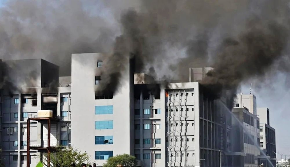 Major Fire, Covid-19 vaccine, Covishielf India