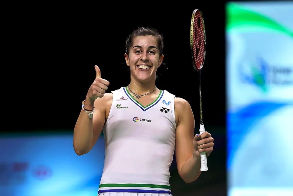 Women's Olympic Badminton Champion Carolina Wins Thailand Open