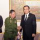 Myanmar Coup Leader Asks Thai Coup Leader for Help on Democracy