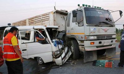 Fifteen Students Injured after School Van Collides with Semi-Trailer Truck