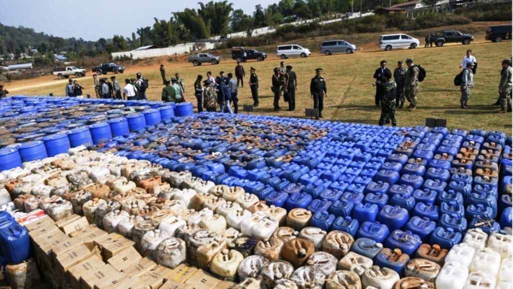 Methamphetamine, Thailand, Golden Triangle,