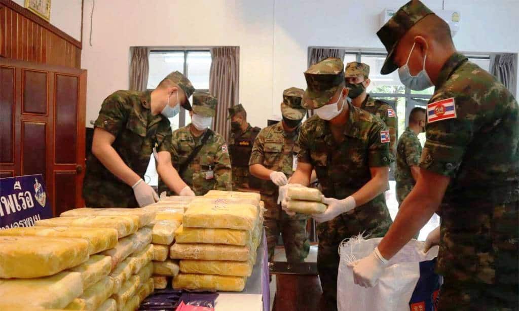 Thai Navy Patrol Seizes 950,000 Meth Pills Along the Mekong River