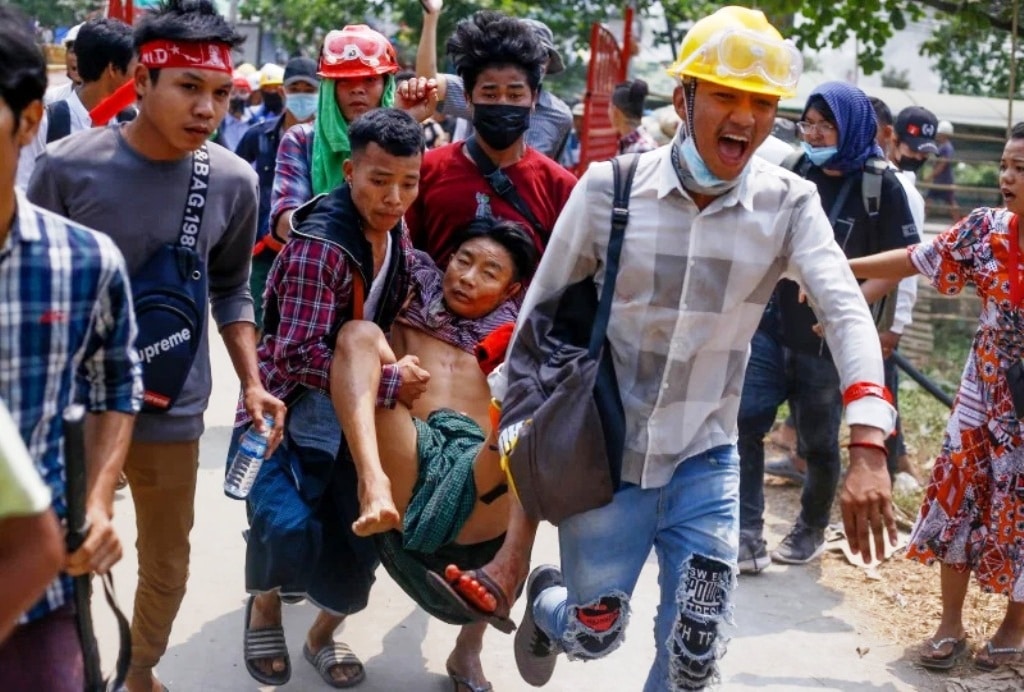 Myanmar's Armed Forces Day Turns into a National Blood Bath