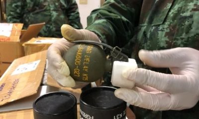 Grenades, Ammo Found in Courier Package in Mae Sai, Chiang Rai