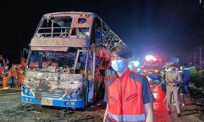 3 Passengers and 2 Children Burned Alive in Double-Decker Bus Fire