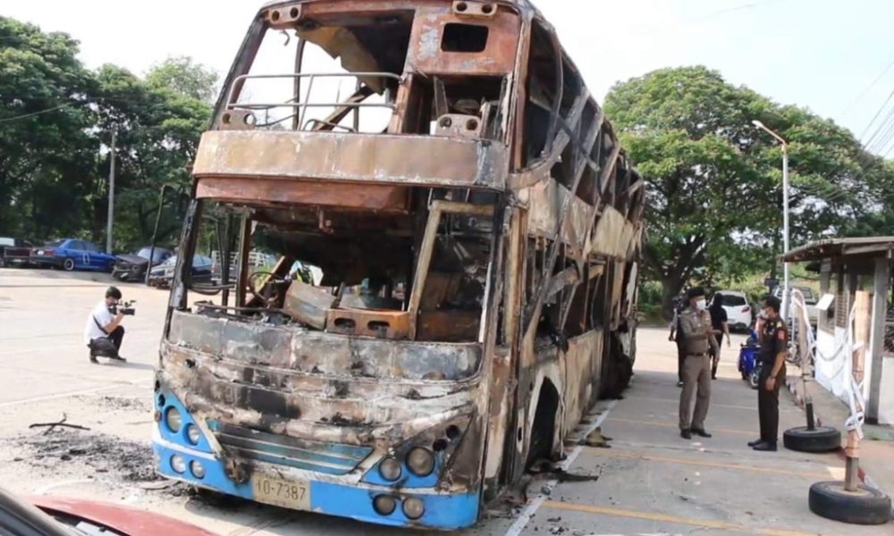 Driver Charged after 5 People Burned Alive in Double-Decker Bus Fire