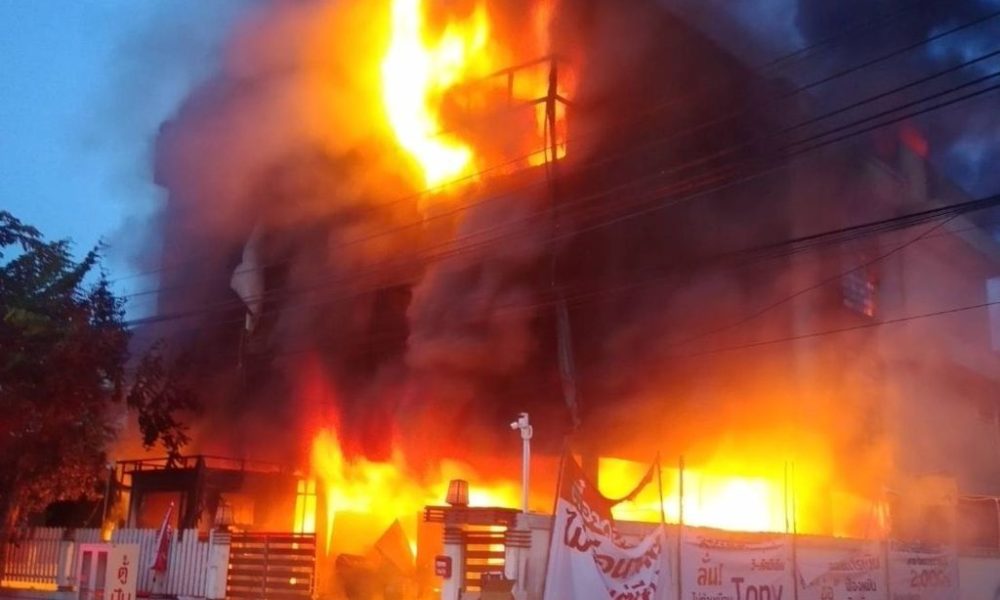 Four Volunteer Firefighters Killed When House Collapses from Raging Fire