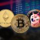 Comparing Coins,Cryptocurrencies, Dogecoin, Ethereum, Bitcoin