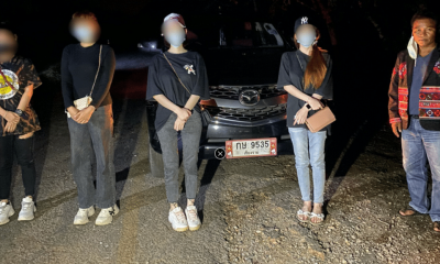 Police Arrest Smuggler and Thai Citizens Crossing into Chiang Rai Illegally