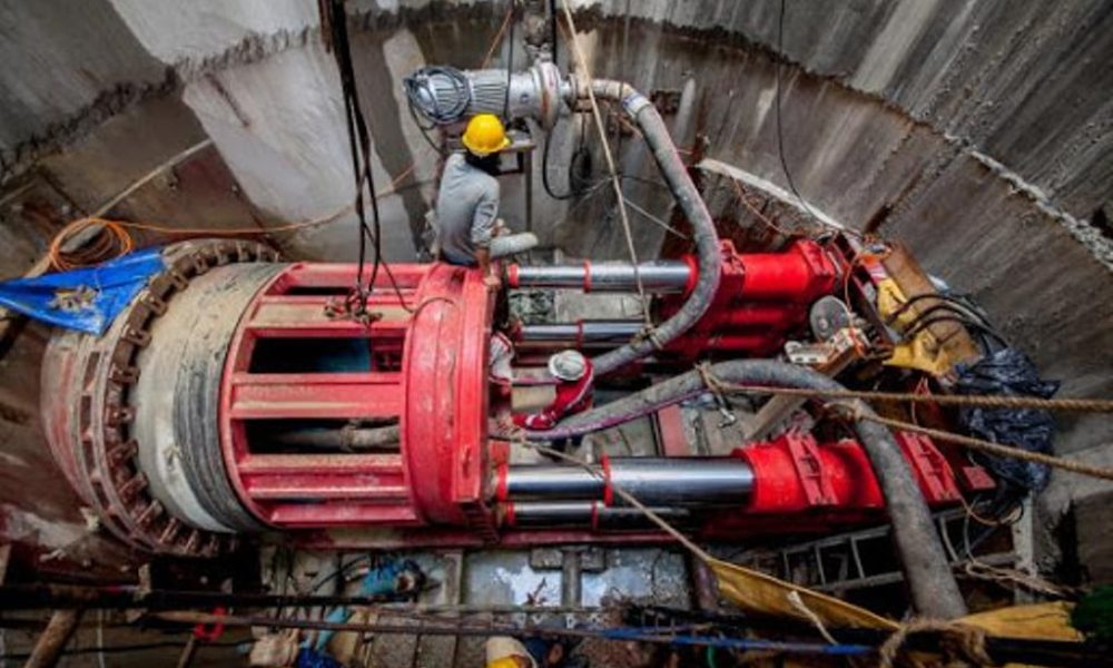 Railway Tunnel Boring Machine Creates Thailand's Longest Railway Tunnel