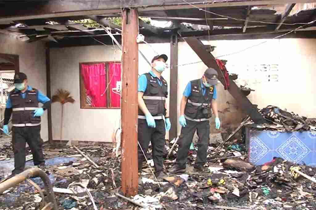 house, Drug Addicted Son Burns Down his Mother Two-Storey Home