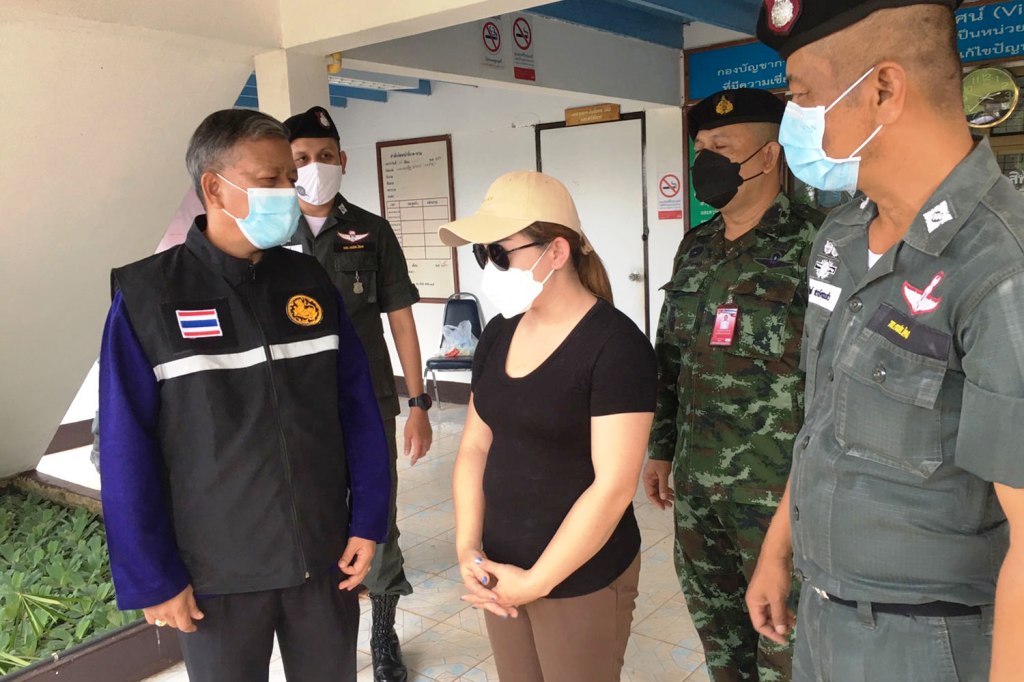 police, Mother,Thailand