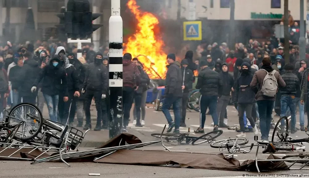 Riots Erupt in Netherlands Cities