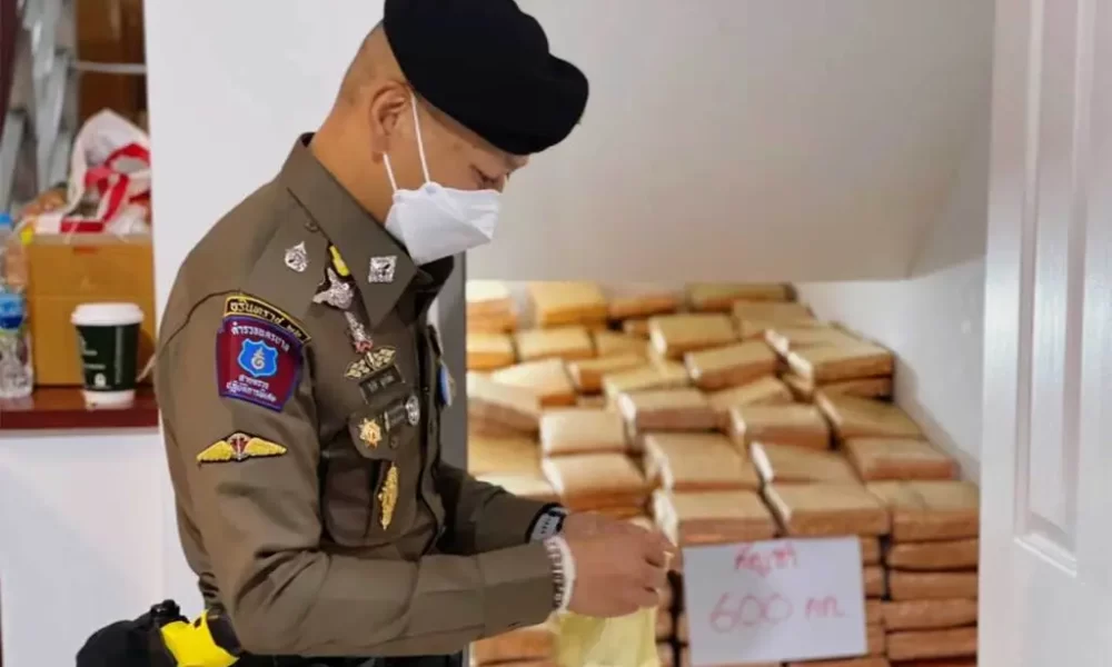 Police in Thailand Seize 600Kg of High-Grade Marijuana