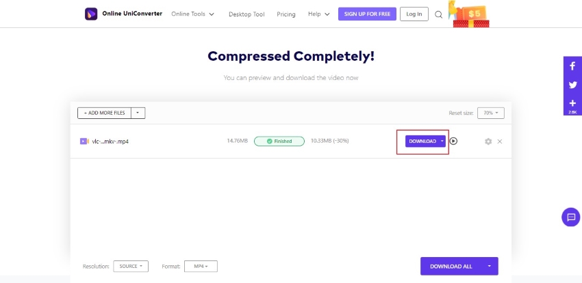 Online Video Compressor