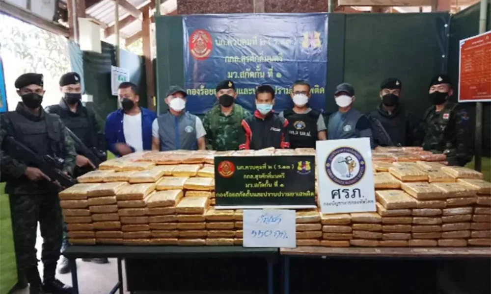 Drug Courier Busted with 550Kg of High-Grade Marijuana