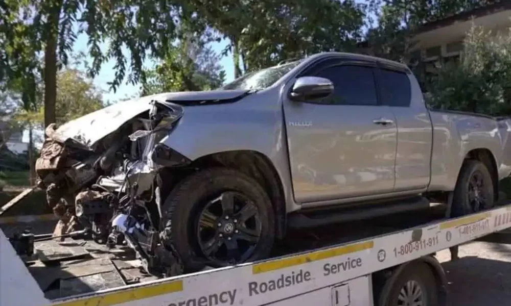 Drug Runner Crashes Pickup into House During Police Chase