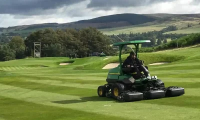 John Deere golf mower