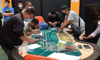 Police Arrest 42 People, Including 3 Baccarat Dealers For Illegal Gambling