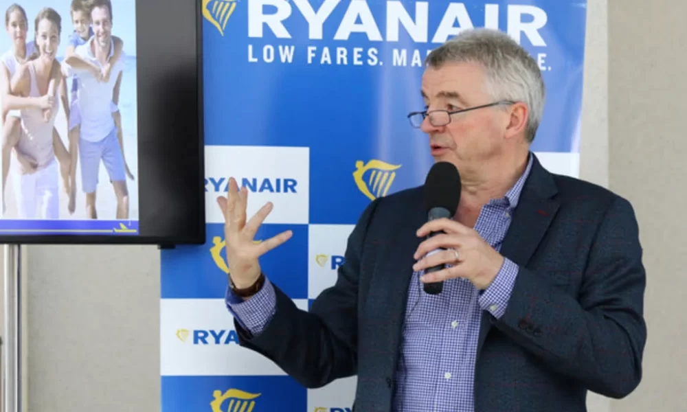Ryanair CEO Slams the Unvaccinated, Calling them "Idiots"
