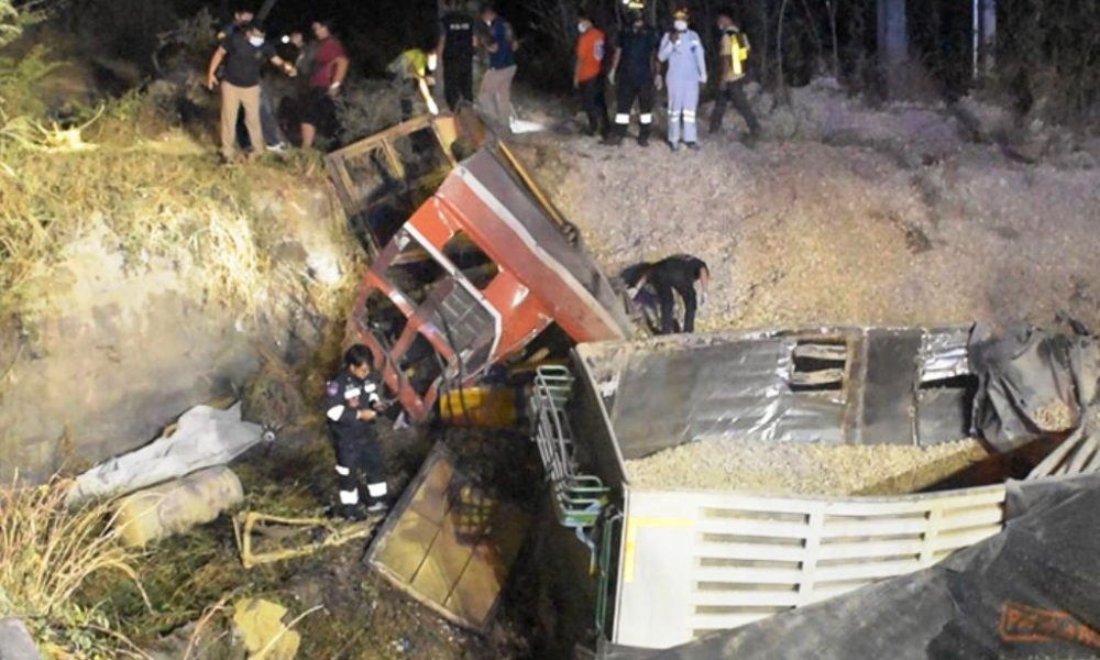 Train Crashes into 18-Wheeler Truck Trailer Killing 2