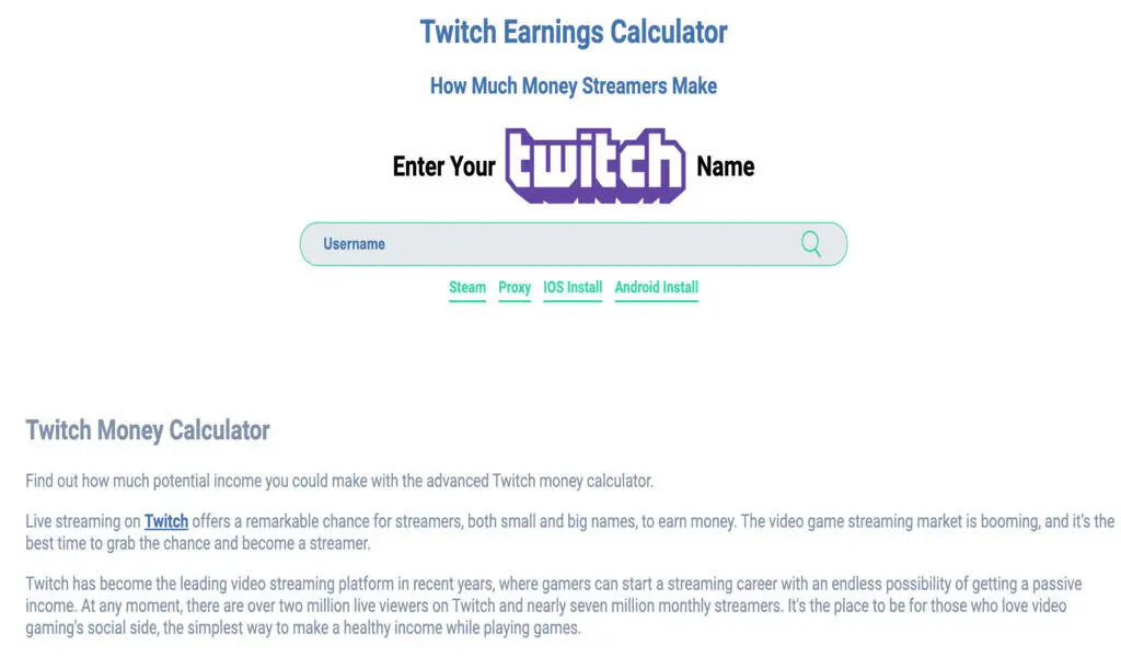 Twit Calculator