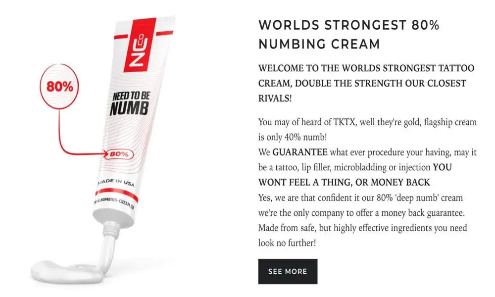 Numbing Cream