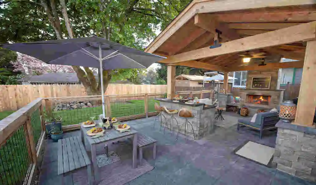 Patio and Backyard