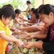 Water Pouring During Songkran Festival 2022