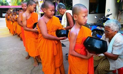 Chiang Rai Monk Outraged After Novices Receive Condoms in Alms Offerings