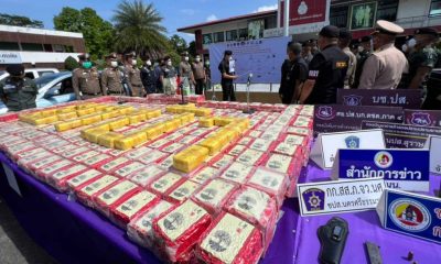 Drug Syndicate Busted with 382kg of Crystal Meth in Southern Thailand